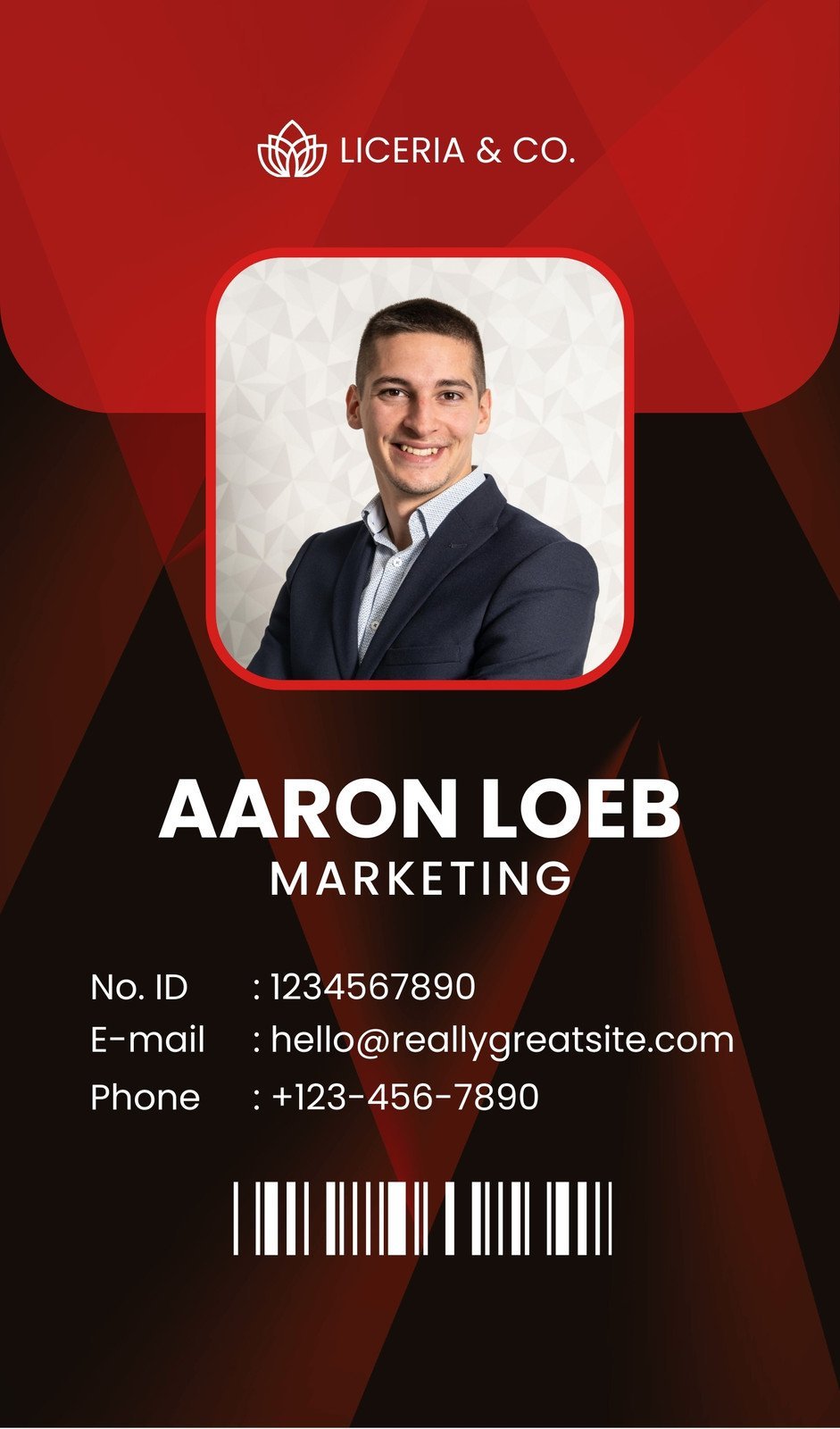 School ID card template - Payal Production